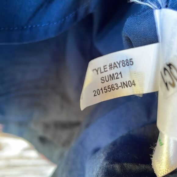 J. Crew Smocked puff-sleeve cotton poplin dress in budding branch print XS - Picture 6 of 9